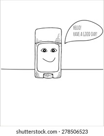 organic doodle cosmetics - comics in black and white