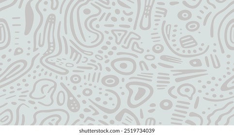 Organic Doodle Texture Vector Art Illustration, Ideal for Hand-Drawn Designs, Creative Backgrounds, and Artistic Projects