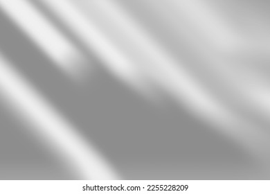 Organic drop shadow on a white wall vector illustration