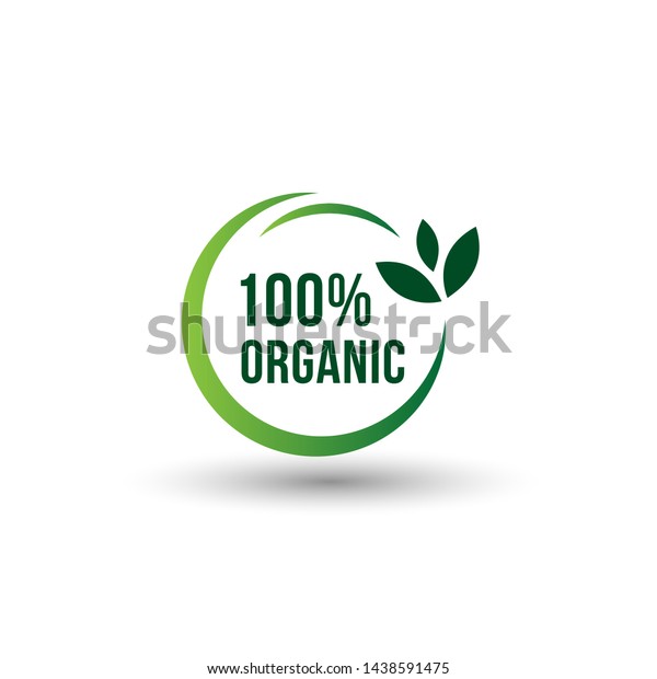 Organic Eco Bio Labels Can Use Nature Food And Drink Stock Image