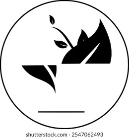 Organic and eco friendly symbol