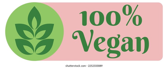 Organic eco natural bio vegan sticker label logo icon. Logo with a pattern of green leaves. Ecological products. Stickers of eco-friendly products. Vector illustration of vegan organic food icons