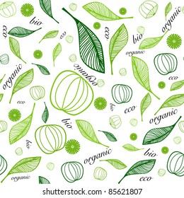 organic eco seamless background