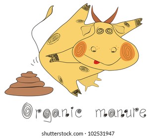 Organic ecological set. Organic manure