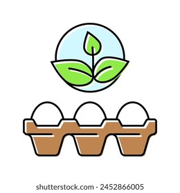 organic egg chicken farm food color icon vector. organic egg chicken farm food sign. isolated symbol illustration