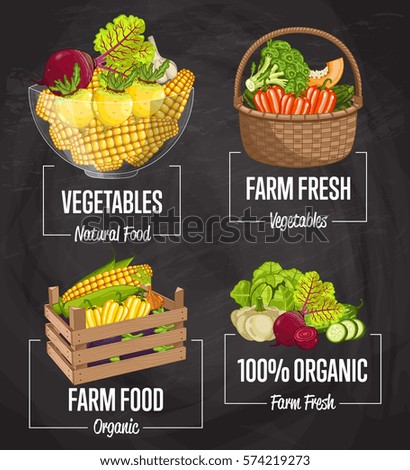 Similar – Image, Stock Photo Harvest broccoli in farm with tractor and conveyor.