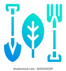 Organic Farm Icon Element For Design