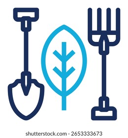 Organische Farm Icon Element für Design