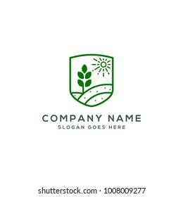 organic farm logo