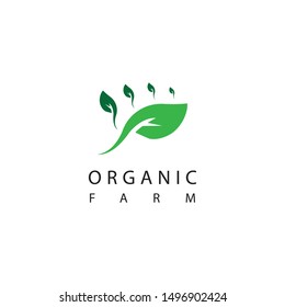 Organic Farm logo with the shape of large leaves and smaller leaves such as long-distance plants, fresh colors make this logo. unique, modern.
 
