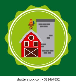 Organic farm products design, vector illustration eps10 graphic 