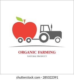 Organic farming apple