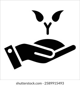 Organic Farming Icon Element For Design
