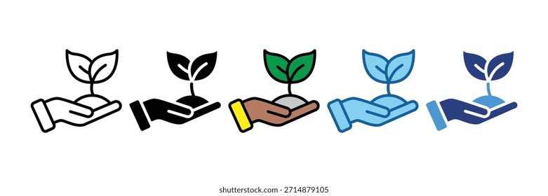 Organische Landwirtschaft Symbol Set mehrere Stil Sammlung