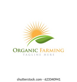 Organic farming logo