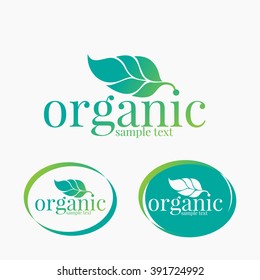 Organic farming logo design