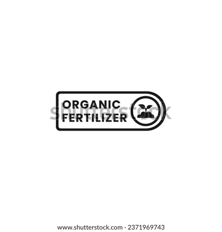 Organic fertilizer logo or Organic fertilizer symbol vector. Best organic fertilizer logo for product packaging, print design, websites, design element, and more about organic fertilizer.