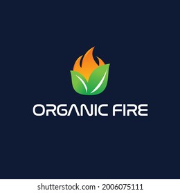 Organic fire pelet vector design symbol natural energy hot icon plant flame