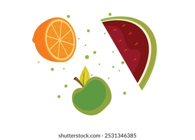 organic flat delicious fruit pack commercial