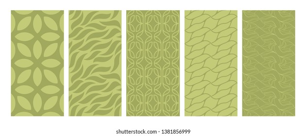 Organic floral seamless pattern background
