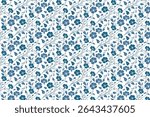 organic flower outline drawing in seamless pattern format for trendy packaging textile decoration and bedsheet fabric illustrations

