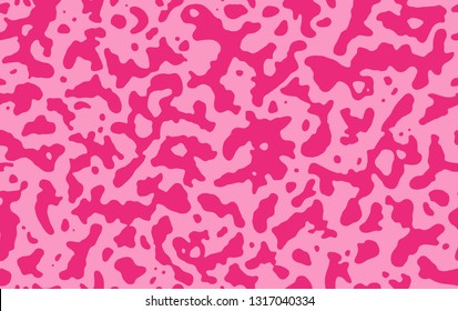 Organic fluid seamless pattern. Hand drawn abstract background. Organic shapes