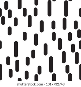 Organic fluid style  seamless pattern. Black and white seamless background. Modern endless texture for paper, fabric, web design. Vector. 