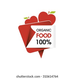 Organic food apple