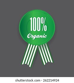 Organic food badge