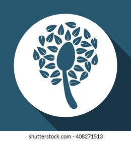 organic food design over white background, vector illustration