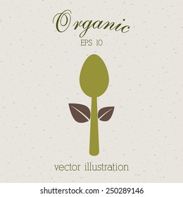 organic food design, vector illustration eps10 graphic 