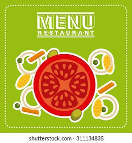 organic food design, vector illustration eps10 graphic 