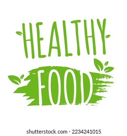 Organic food, farm fresh and natural product labels for food market, ecommerce, vegan products promotion, healthy lifestyle and premium quality food and drink.