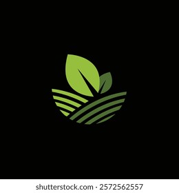 Organic Food Farm Logo Template