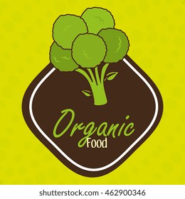 organic food fruit icon vector illustration graphic