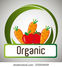 Organic food graphic