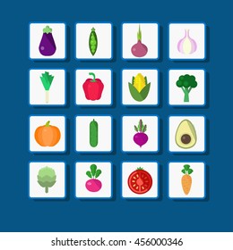 Organic food illustration. 