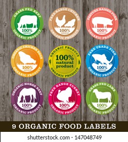 Organic food labels