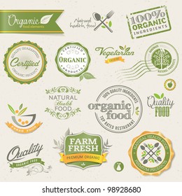 Organic food labels   elements