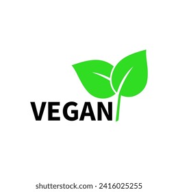 Organic food labels. Fresh eco vegetarian products, vegan label and healthy foods badges. Veganism logo, vegans diet sticker or ecological food product stamp. Vector isolated symbols set