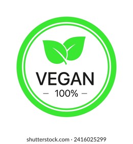 Organic food labels. Fresh eco vegetarian products, vegan label and healthy foods badges. Veganism logo, vegans diet sticker or ecological food product stamp. Vector isolated symbols set