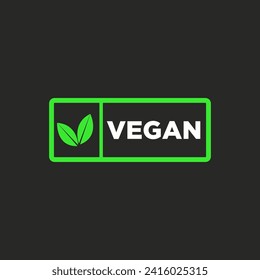 Organic food labels. Fresh eco vegetarian products, vegan label and healthy foods badges. Veganism logo, vegans diet sticker or ecological food product stamp. Vector isolated symbols set