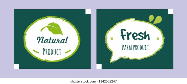 Organic Food Logo Collection
