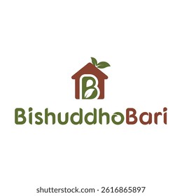 Organic food logo design( BishuddhoBari).