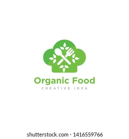 Organic Food Logo and Icon Template