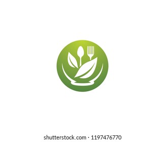 Organic Food Logo Food Logo Restaurant Stock Vector (Royalty Free ...