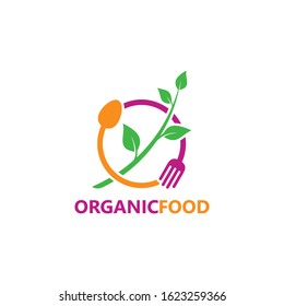 Organic Food Logo Template Design