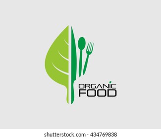 Organic  Food Logo Vector