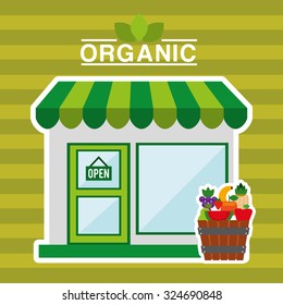 organic food menu design, vector illustration eps10 graphic 