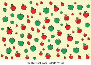 Organic Food pattern design background